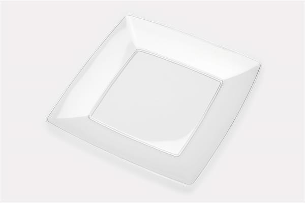 Luxury crystal square food plate