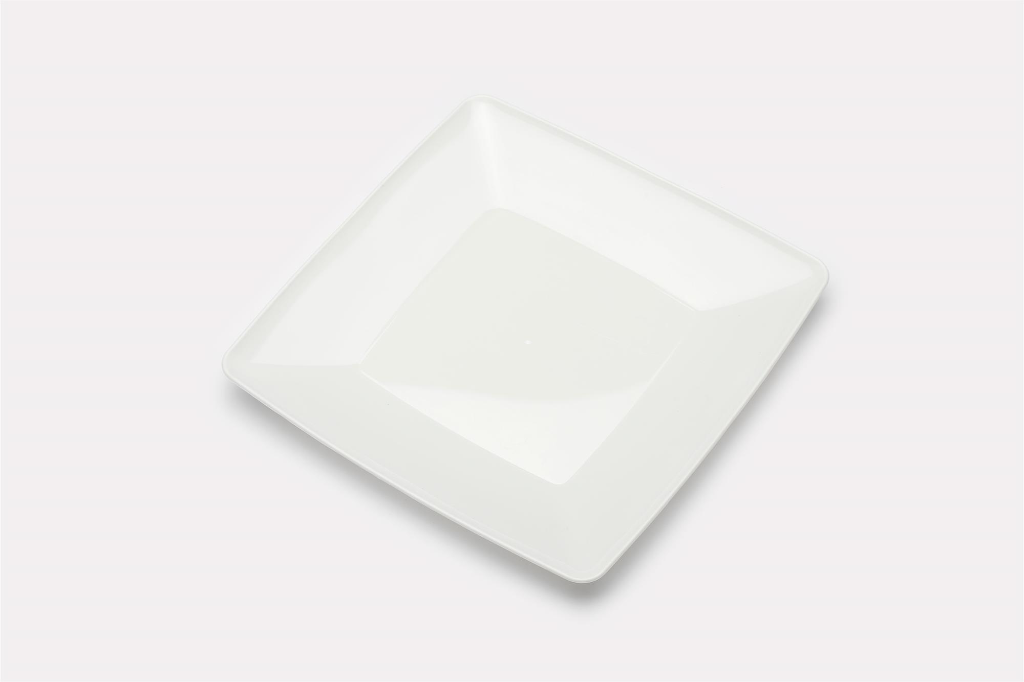 Luxury white square fruit plate